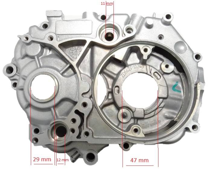 KARTER LEWY CROSS 125CC SREBRNY MANUAL