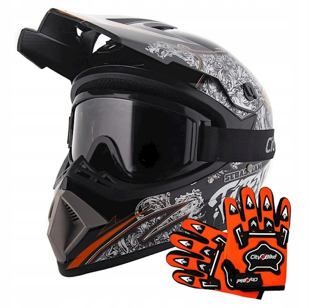 KASK JUNIOR MD-905 TATAN CZARNY