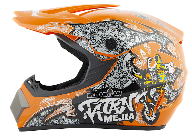 KASK WL-905A TATAN POMARAŃCZOWY M + RĘKAWICE POMARAŃCZOWE M + GOGLE CZARNE • KASK JUNIOR WL-801A TATAN POMARAŃCZOWY • Kolor: Pomarańczowy • Rozmiar: M