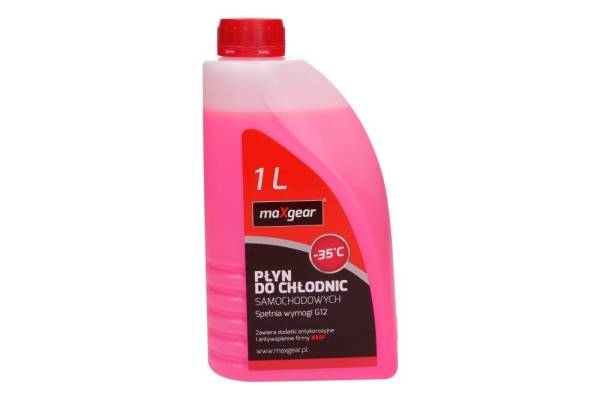 PŁYN DO CHŁODNIC 1L -35C (RÓŻOWY) G12 NA DODATKACH BASF