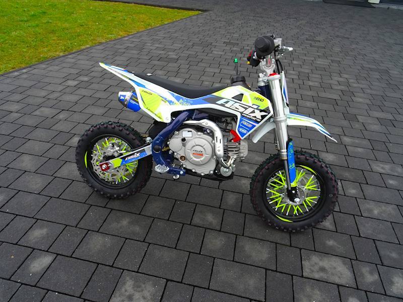 CROSS ASIX DK60 10/10 AUTO E-START • Kolor: Niebiesko/limonkowy