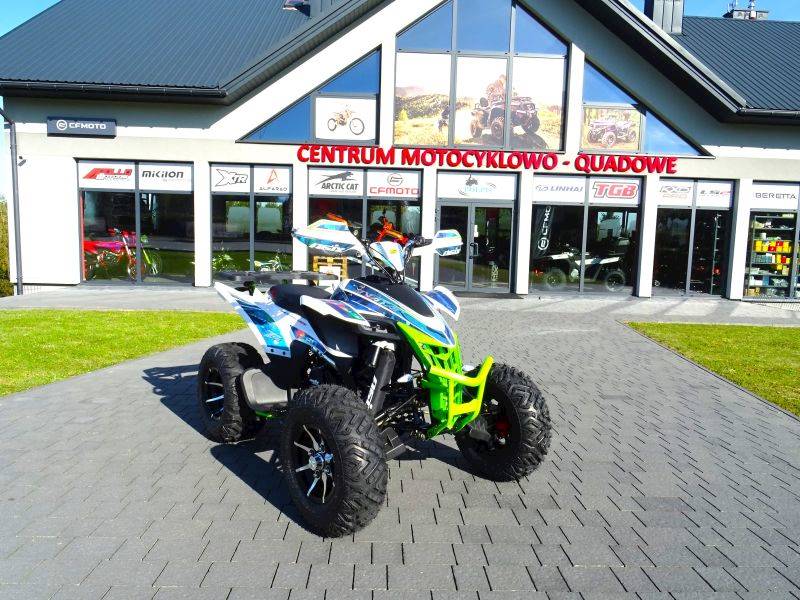 QUAD ASIX AVATAR 250CC 10" 4+1 • Kolor: Granatowo/limonkowy