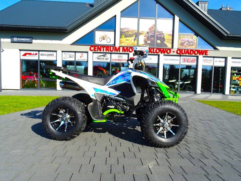 QUAD ASIX AVATAR 250CC 10" 4+1 • Kolor: Granatowo/limonkowy