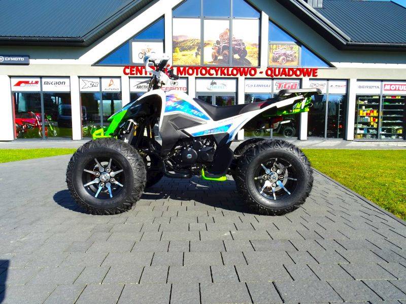 QUAD ASIX AVATAR 250CC 10" 4+1 • Kolor: Granatowo/limonkowy