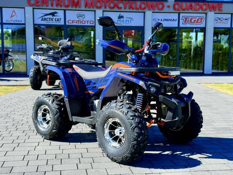 ASIX FOURCRAFT ALU 125CC 1+1 • Kolor: Niebiesko/pomarańczowy • Rodzaj skrzyni: Automat