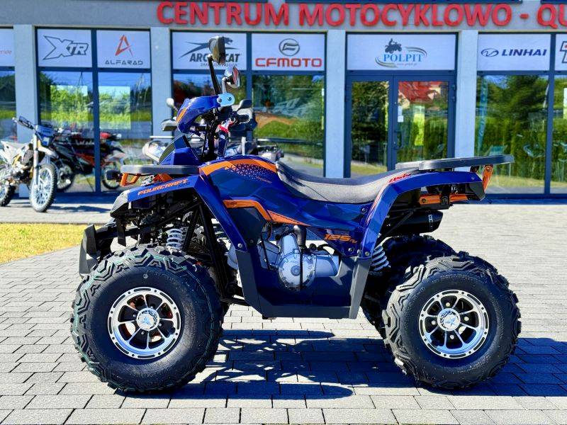 ASIX FOURCRAFT ALU 125CC 1+1 • Kolor: Niebiesko/pomarańczowy • Rodzaj skrzyni: Automat
