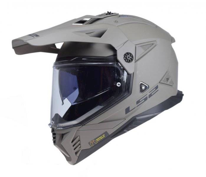 KASK LS2 MX702 PIONEER II SOLID MATT SAND-06 L