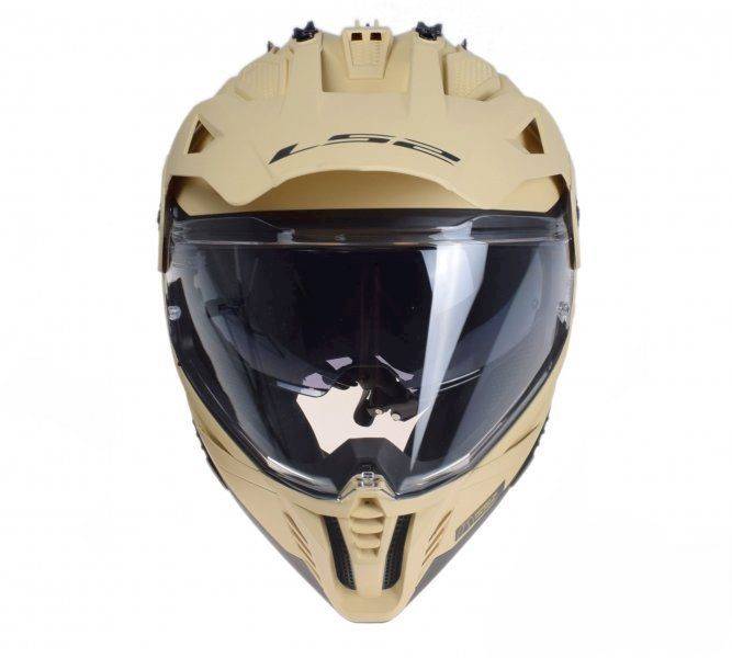 KASK LS2 MX702 PIONEER II SOLID MATT DESERT-06 M