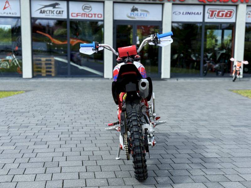 CROSS ASIX XB28 E-START 14/12 110CC • Kolor: Czerwono/niebieski