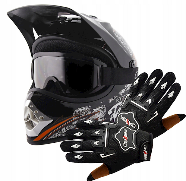 KASK  JUNIOR WL-801 TATAN CZARNY • Kolor: Czarny • Rozmiar: S