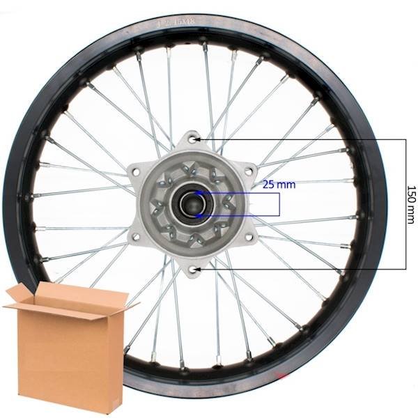 FELGA 18" TYŁ 2.15 CROSS 250CC ASIX XB39
