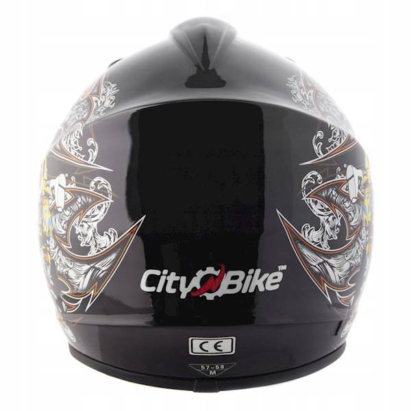 KASK JUNIOR WL-801A TATAN CZARNY M + RĘKAWICE CZARNE M + GOGLE CZARNE