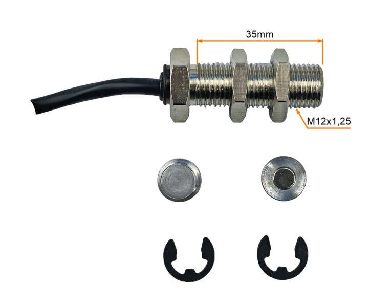 CZUJNIK LICZNIKA PRĘDKOŚCI Z MAGNESAMI 3 PIN 150/200/250 CC