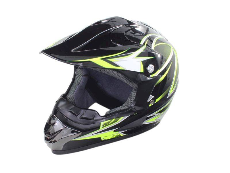 KASK ENDURO CZARNO-SELEDYNOWY L