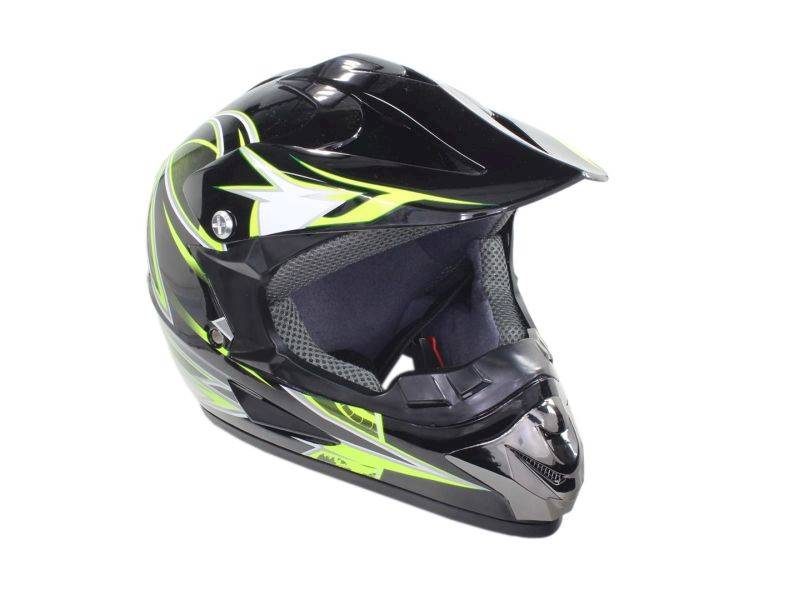 KASK ENDURO CZARNO-SELEDYNOWY L