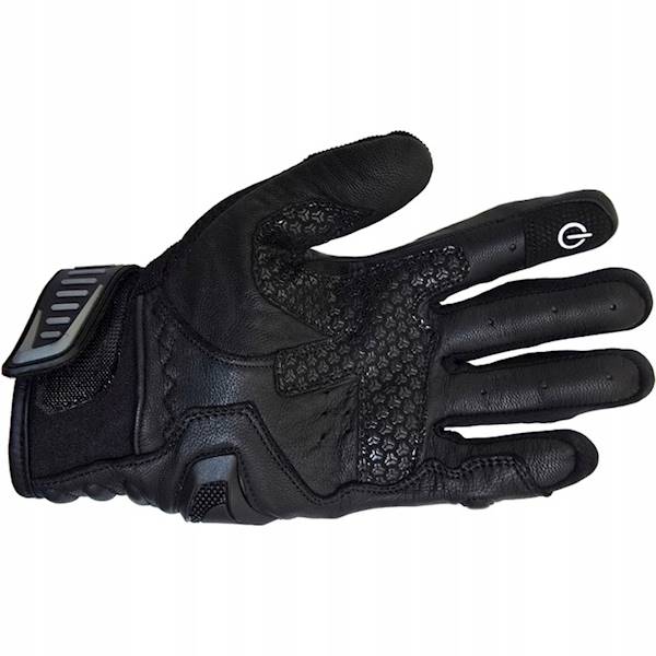 RĘKAWICE TEKSTYLNO-SKÓRZANE KRÓTKIE BLEXX EG-2554 CZARNE L