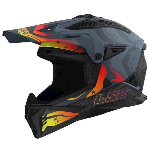 KASK LS2 MX708 FAST II WASH MATT DARK GREY-06 XL