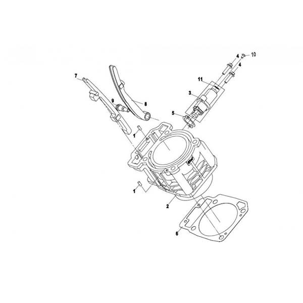 ŚLIZG ŁAŃCUCHA ROZRZĄDU CFMOTO 450 520 550 600