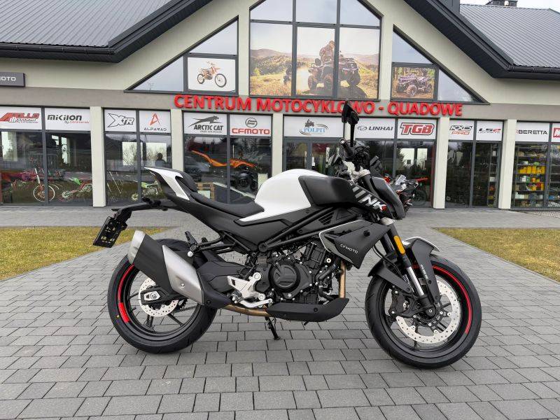 MOTOCYKL CFMOTO NK 450 WHITE