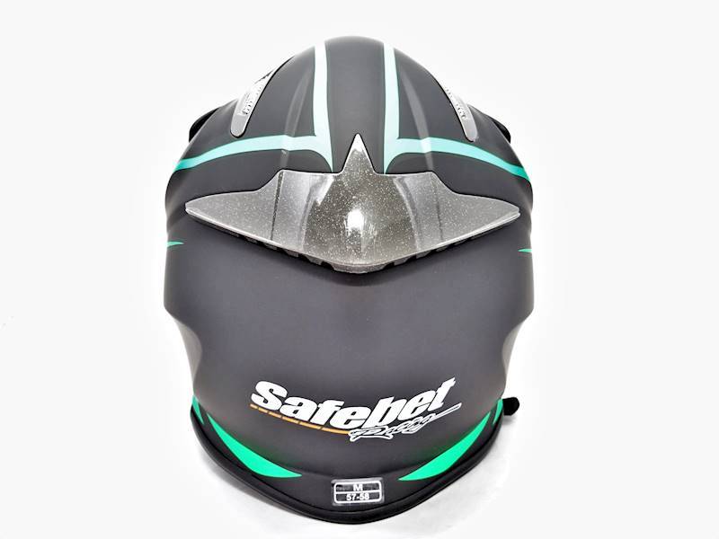 KASK SAFEBET HF-116 Q178 CZARNO-ZIELONY M