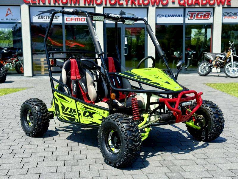 BUGGY ASIX 125 7'' 3+1 LIMONKOWO-CZARNY