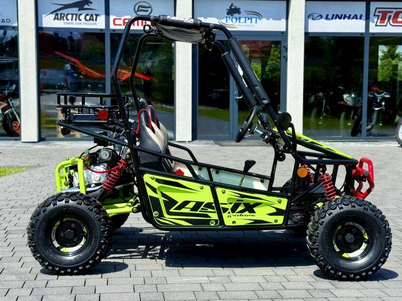BUGGY ASIX 125 7'' 3+1 LIMONKOWO-CZARNY