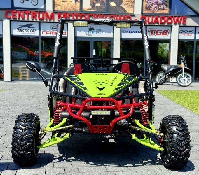 BUGGY ASIX 125 7'' 3+1 LIMONKOWO-CZARNY