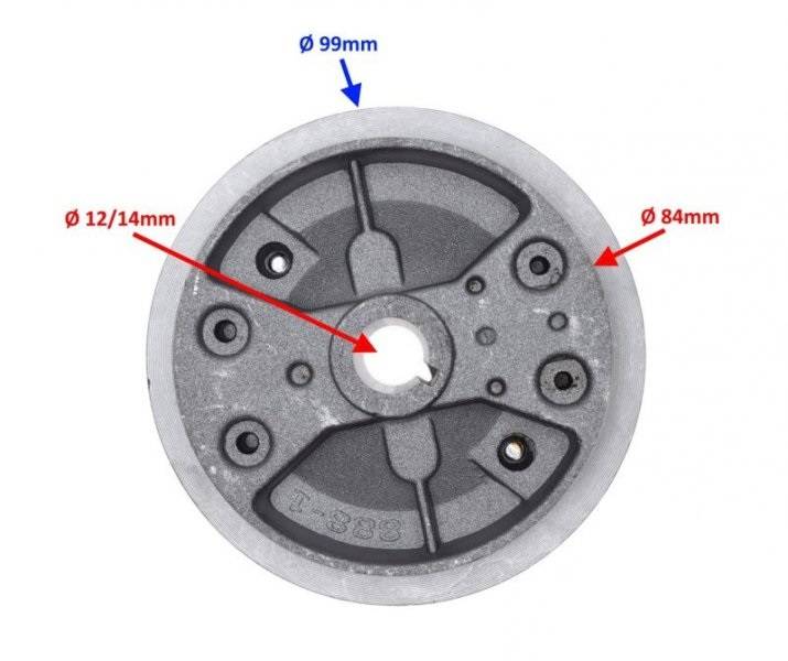 KOŁO MAGNESOWE WENTYLATORA POCKET 50CC EASY START