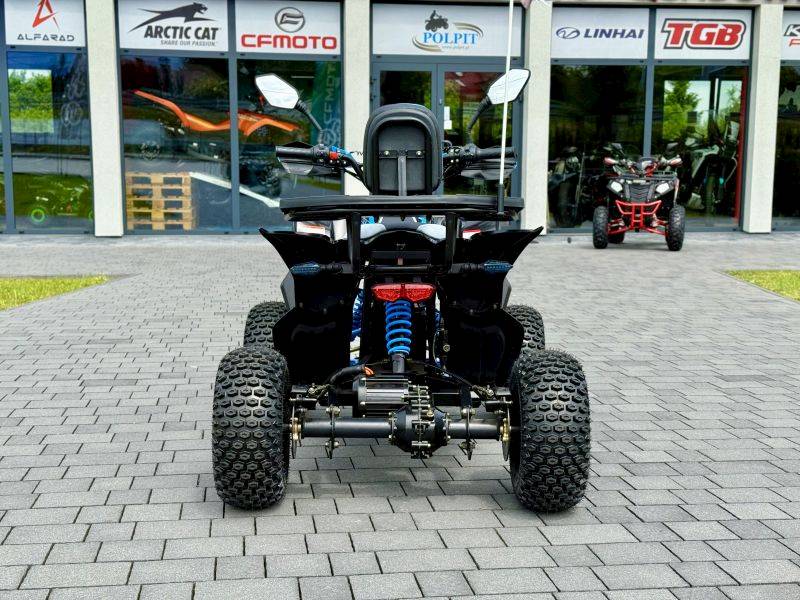 QUAD XTR E-005/7 PRO RAPTOR Elektryczny 1200W/48V 1+1 CZARNO-NIEBIESKI