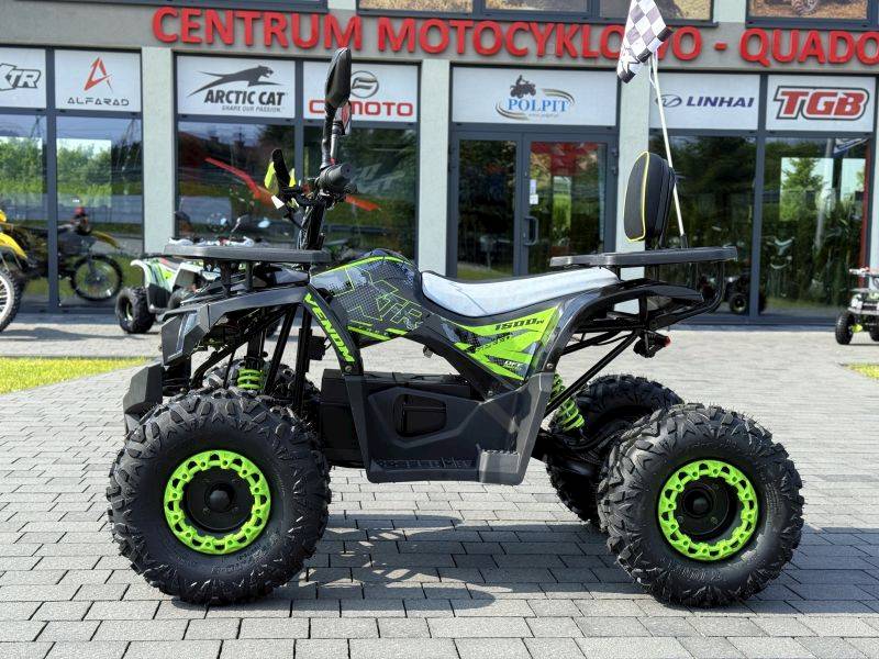 QUAD XTR E-007/8 PRO VENOM Elektryczny 1500W/60V 1+1 • Kolor: Czarno/limonkowy