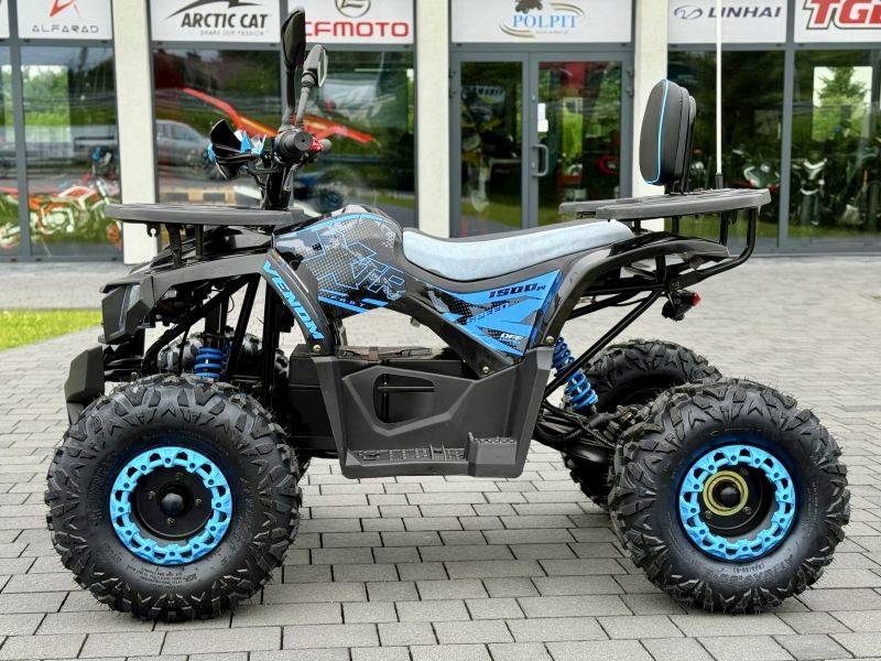 QUAD XTR E-007/8 PRO VENOM Elektryczny 1500W/60V 1+1 • Kolor: Czarno/niebieski