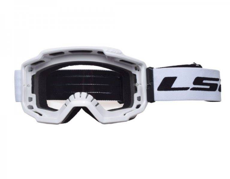 GOGLE LS2 CHARGER BIAŁE CLEAR VISOR