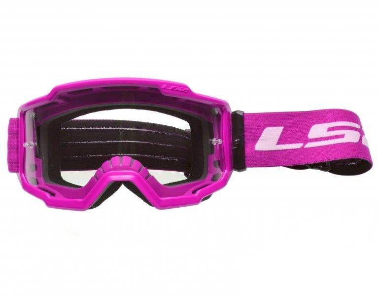 GOGLE LS2 CHARGER RÓŻOWE CLEAR VISOR