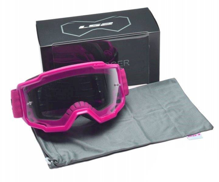 GOGLE LS2 CHARGER RÓŻOWE CLEAR VISOR