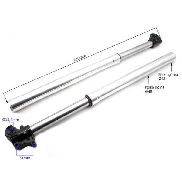 AMORTYZATOR PRZÓD CROSS XMOTOS XB88 250/300 ASIX XB83 150 KPL.