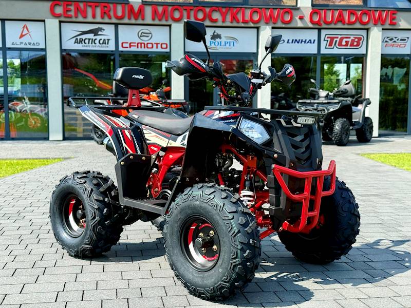 QUAD ASIX COMMANDER A1 125CC 8 1+1 CZARNO-CZERWONY