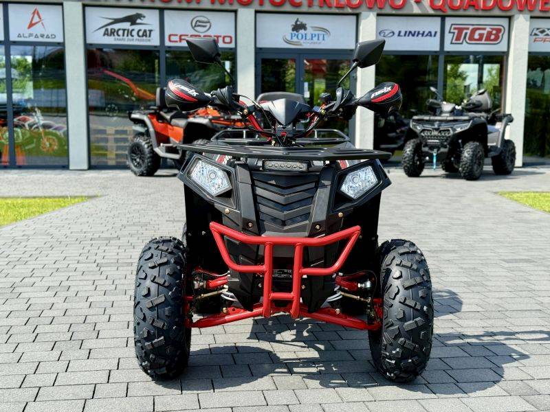 QUAD ASIX COMMANDER A1 125CC 8 1+1 CZARNO-CZERWONY