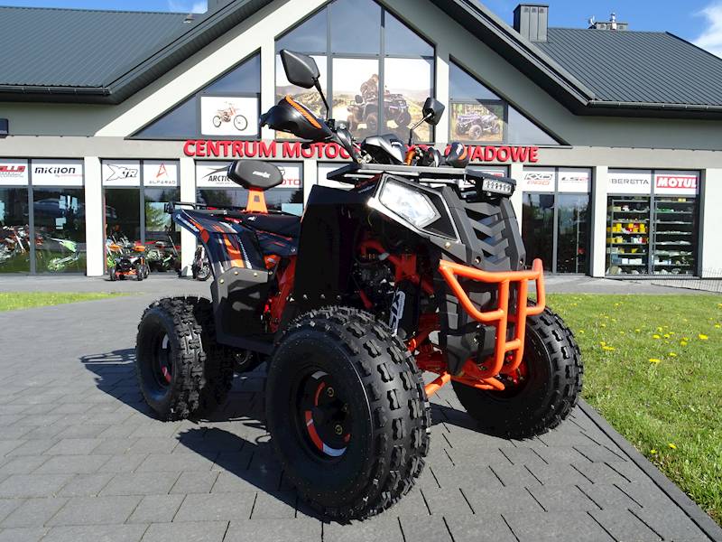 QUAD ASIX COMMANDER A1 125CC 8 1+1 CZARNO-POMARAŃCZOWY