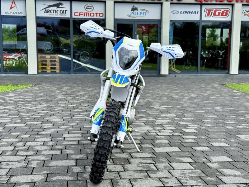 MINI CROSS ASIX XB18 70cc 12/10 AUTOMAT E-START LIMONKOWO-NIEBIESKI 