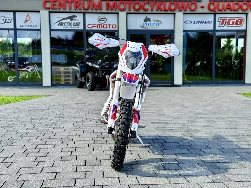MINI CROSS ASIX XB18 70cc 12/10 AUTOMAT E-START CZERWONO-NIEBIESKI 