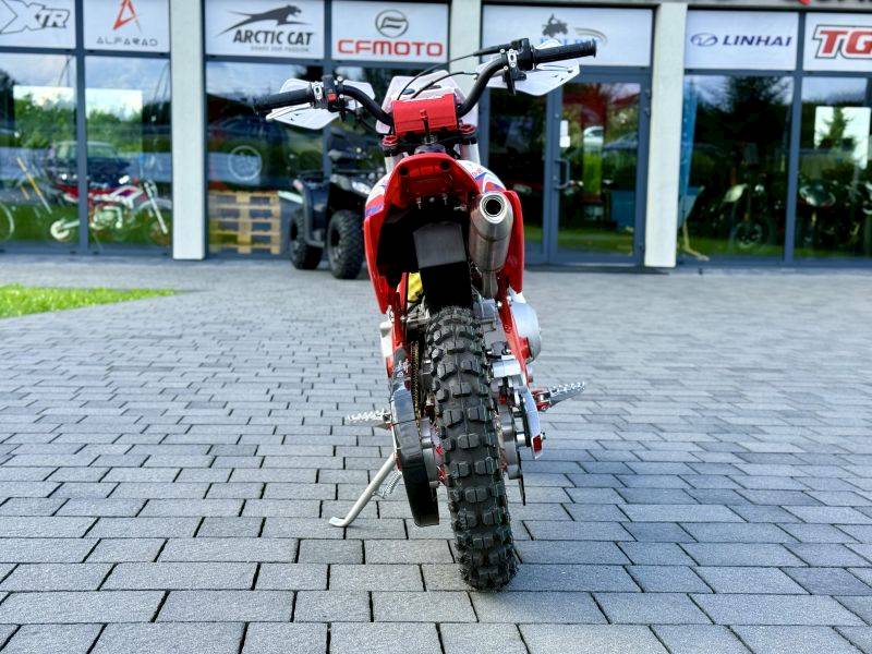 MINI CROSS ASIX XB18 70cc 12/10 AUTOMAT E-START CZERWONO-NIEBIESKI 