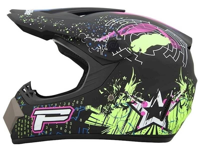KASK JUNIOR WL-801A POWER MAT + RĘKAWICE CZARNE + GOGLE CZARNE • Rozmiar: S