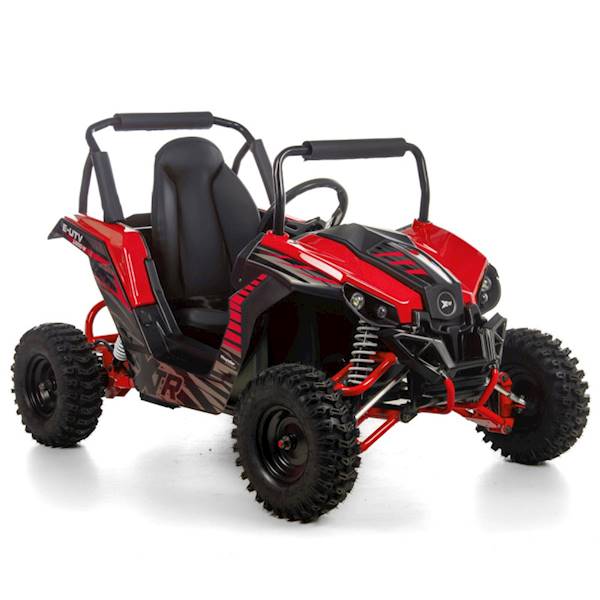 MINI E-UTV XTR 1000W • Pojemność: 1000W • Kolor: Czarno/czerwony