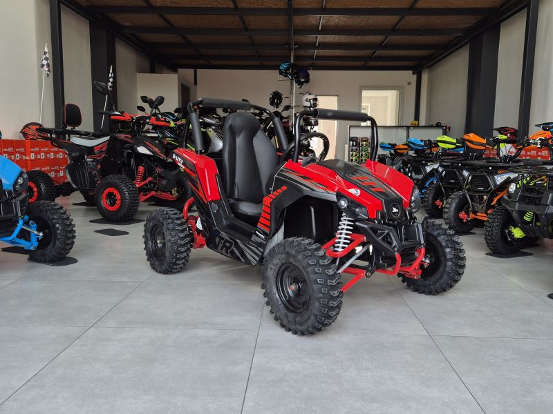MINI E-UTV XTR 1000W • Pojemność: 1000W • Kolor: Czarno/czerwony