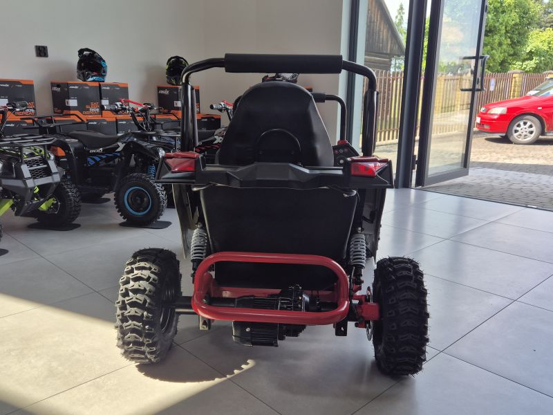 MINI E-UTV XTR 1000W • Pojemność: 1000W • Kolor: Czarno/czerwony