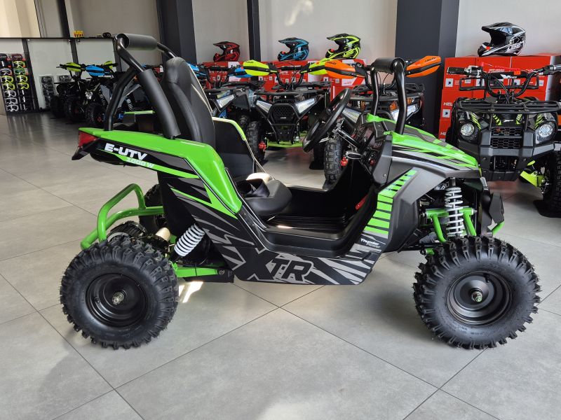 MINI E-UTV XTR 1000W • Pojemność: 1000W • Kolor: Czarno/zielony
