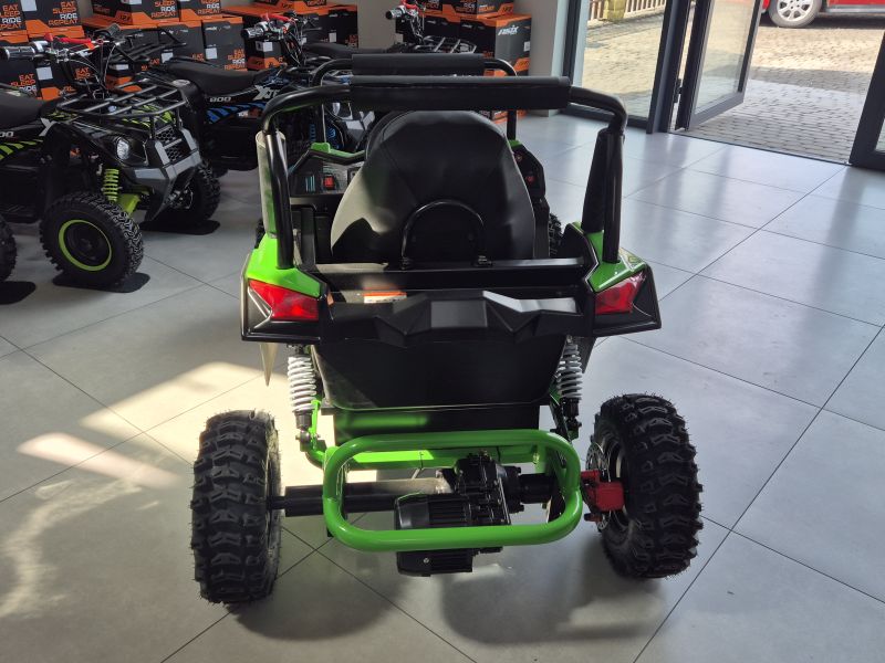 MINI E-UTV XTR 1000W • Pojemność: 1000W • Kolor: Czarno/zielony