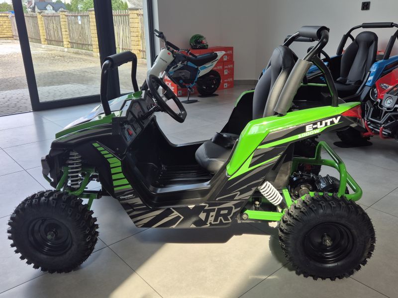 MINI E-UTV XTR 1000W • Pojemność: 1000W • Kolor: Czarno/zielony