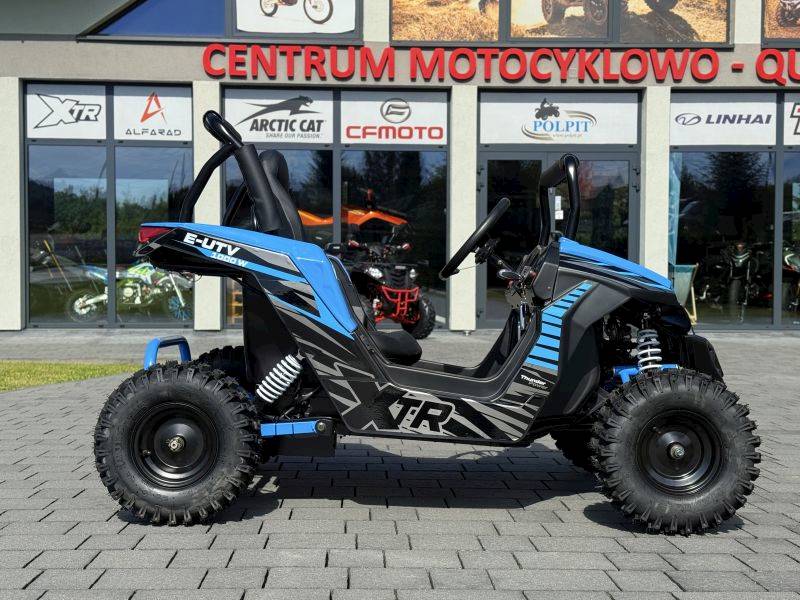 MINI E-UTV XTR 1000W • Pojemność: 1000W • Kolor: Czarno/niebieski
