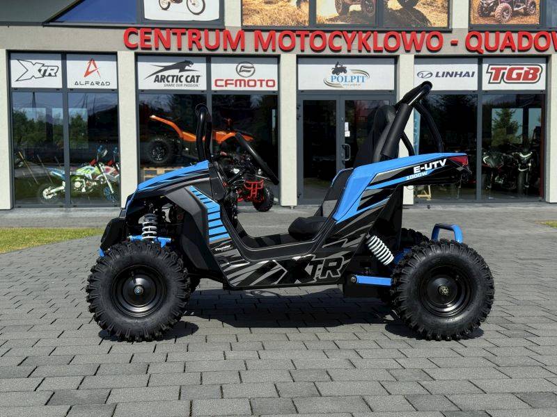 MINI E-UTV XTR 1000W • Pojemność: 1000W • Kolor: Czarno/niebieski